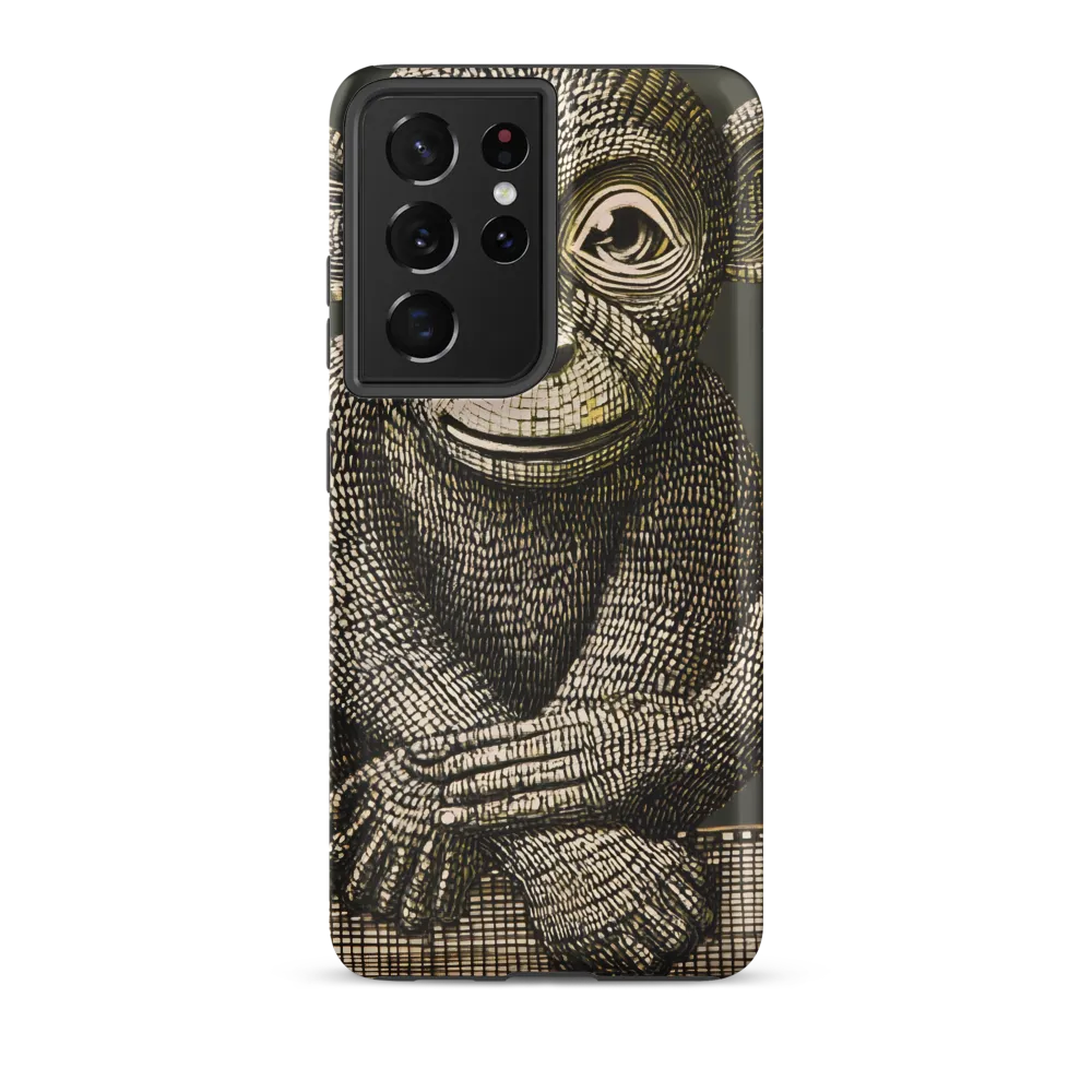 Intricate Primate Portrait