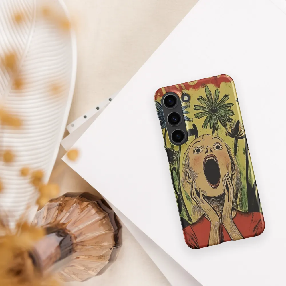 The Echo of Panic | Phone Case |  S23 | Snap Case | Matte