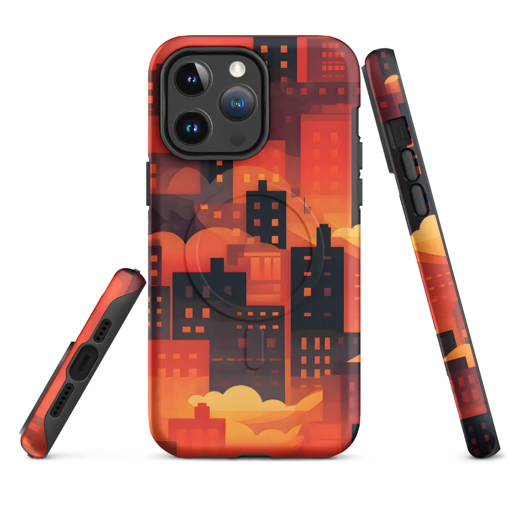 Radiance of the Urban Horizon | Phone Case |  14 Pro Max | MagSafe® Tough Case | Matte