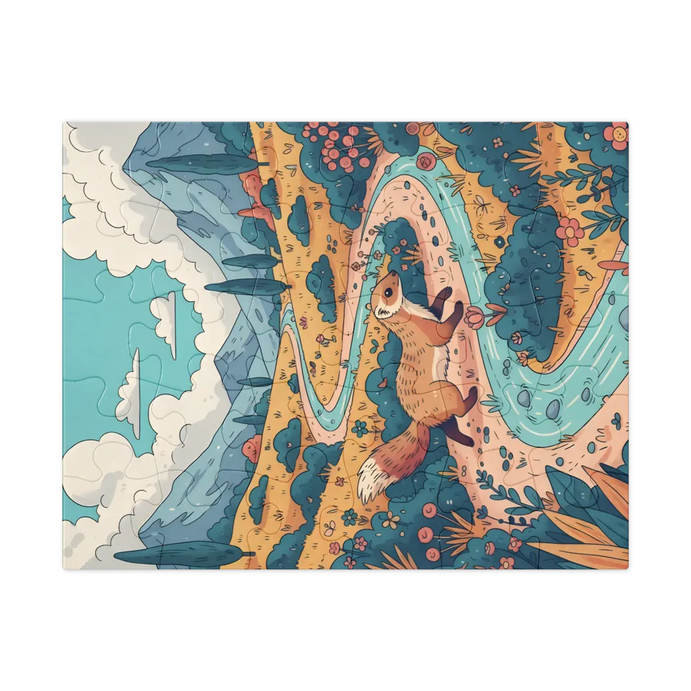 Meadow Wanderer 
 Jigsaw Puzzle in Tin Box