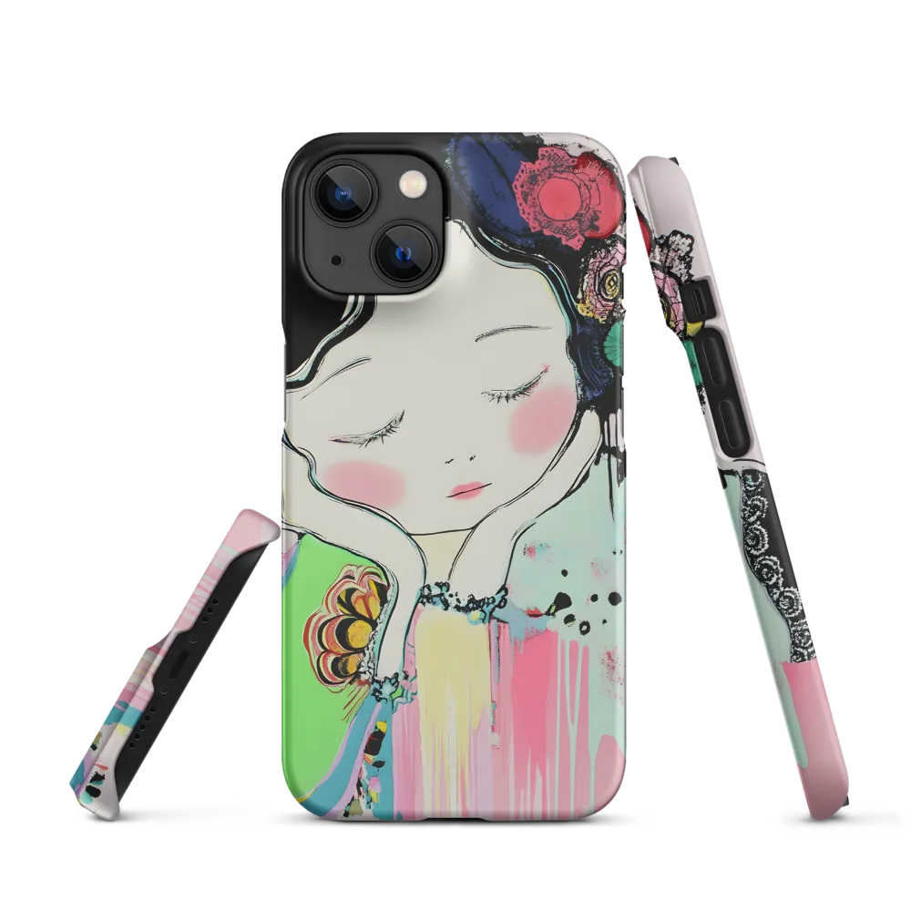 Whispers of Contemplation | Phone Case |  14 | Snap Case | Matte