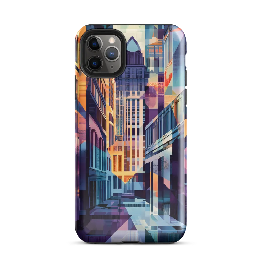 Urban Symphony: A Digital Cityscape | Phone Case |  11 Pro Max | Tough Case | Glossy