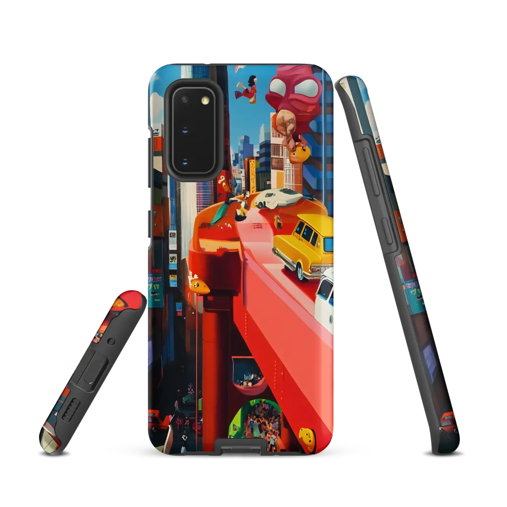 Urban Whimsy: A Colorful Cityscape