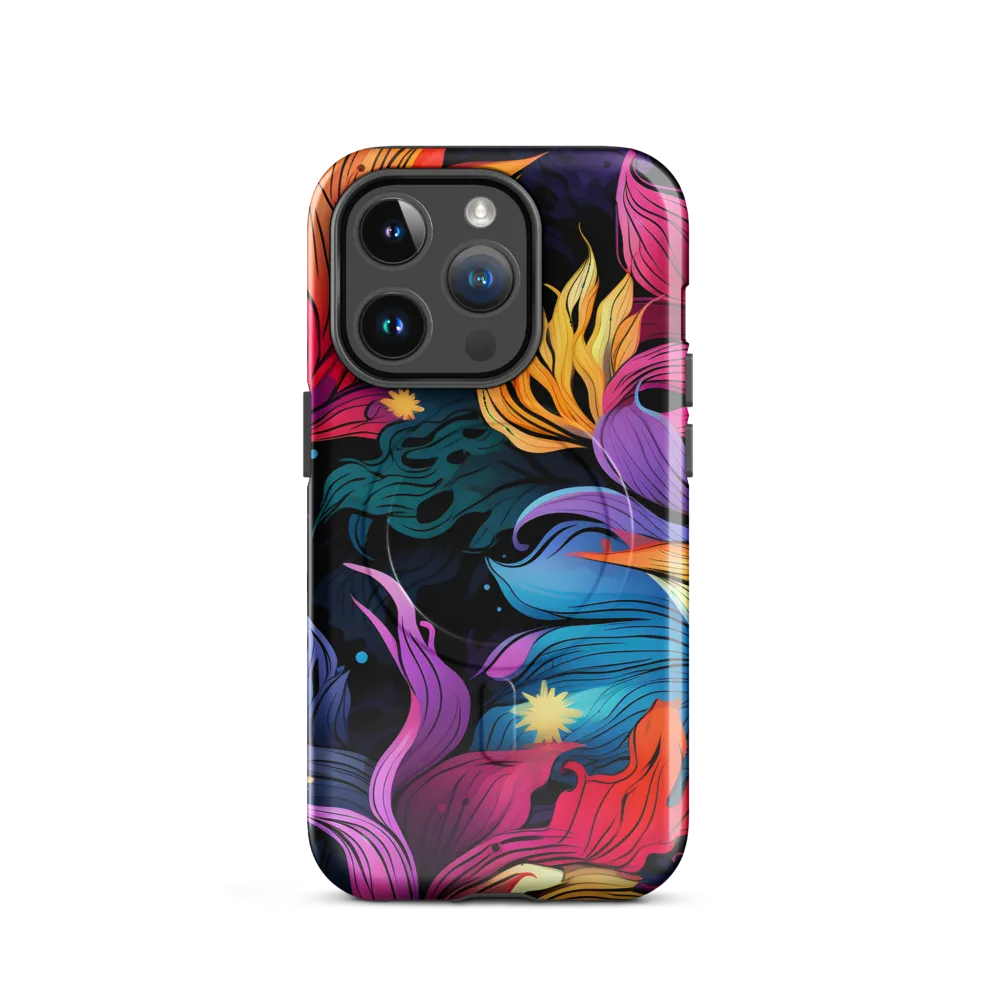Floral Symphony | Phone Case |  14 Pro | MagSafe® Tough Case | Glossy