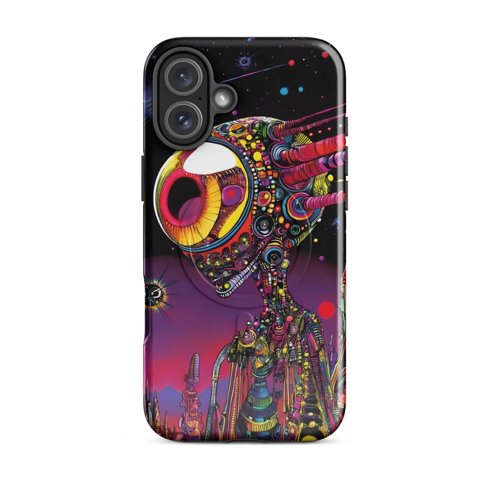 Cosmic Alien Odyssey | Phone Case |  16 Plus | MagSafe® Tough Case | Glossy