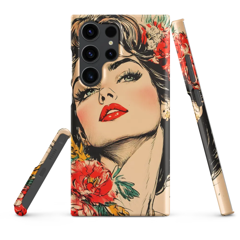 Radiance in Red: A Portrait of Elegance