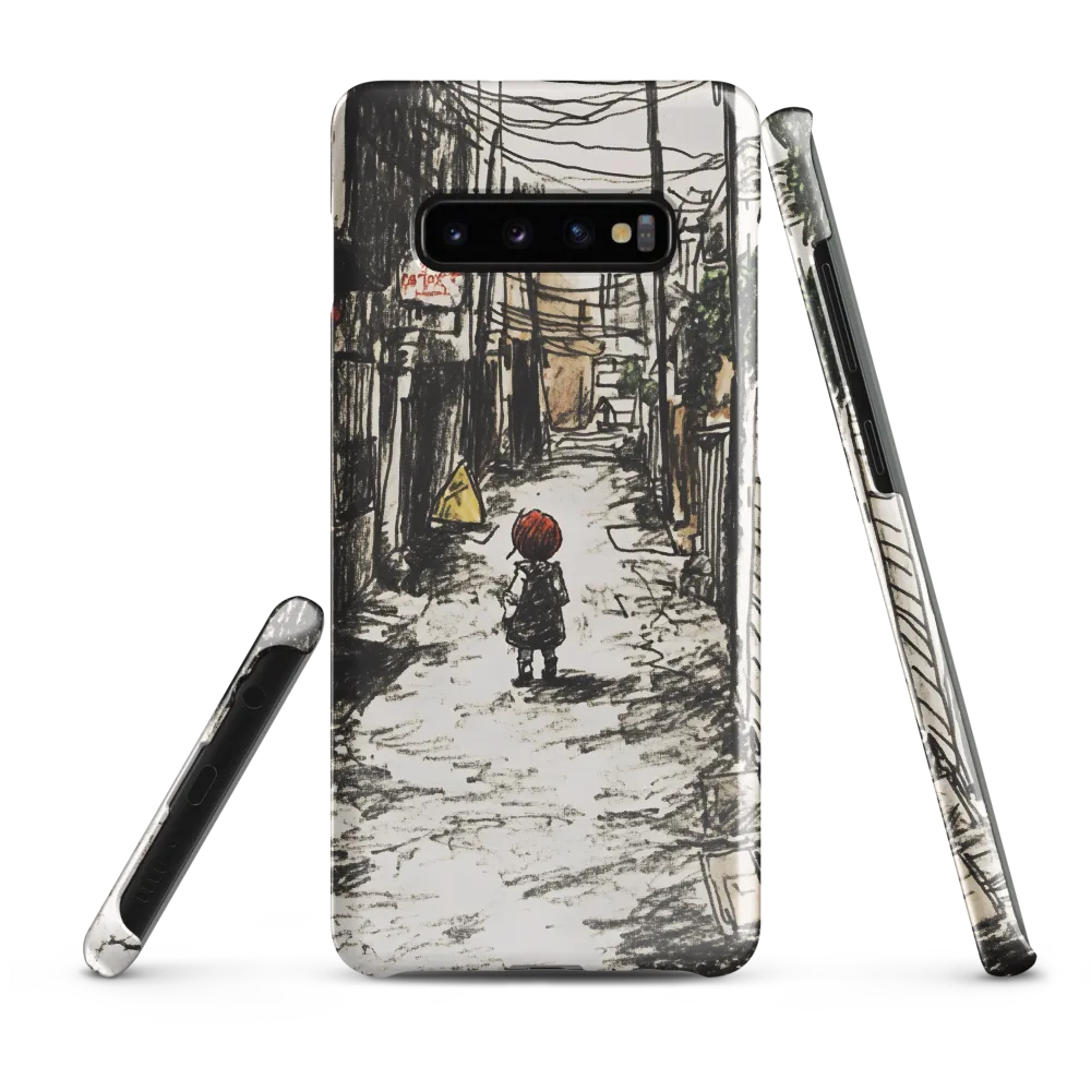 Into the Alleyway: A Journey of Nostalgia | Phone Case |  S10 Plus | Snap Case | Glossy