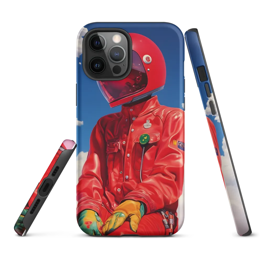 Astronaut in Crimson