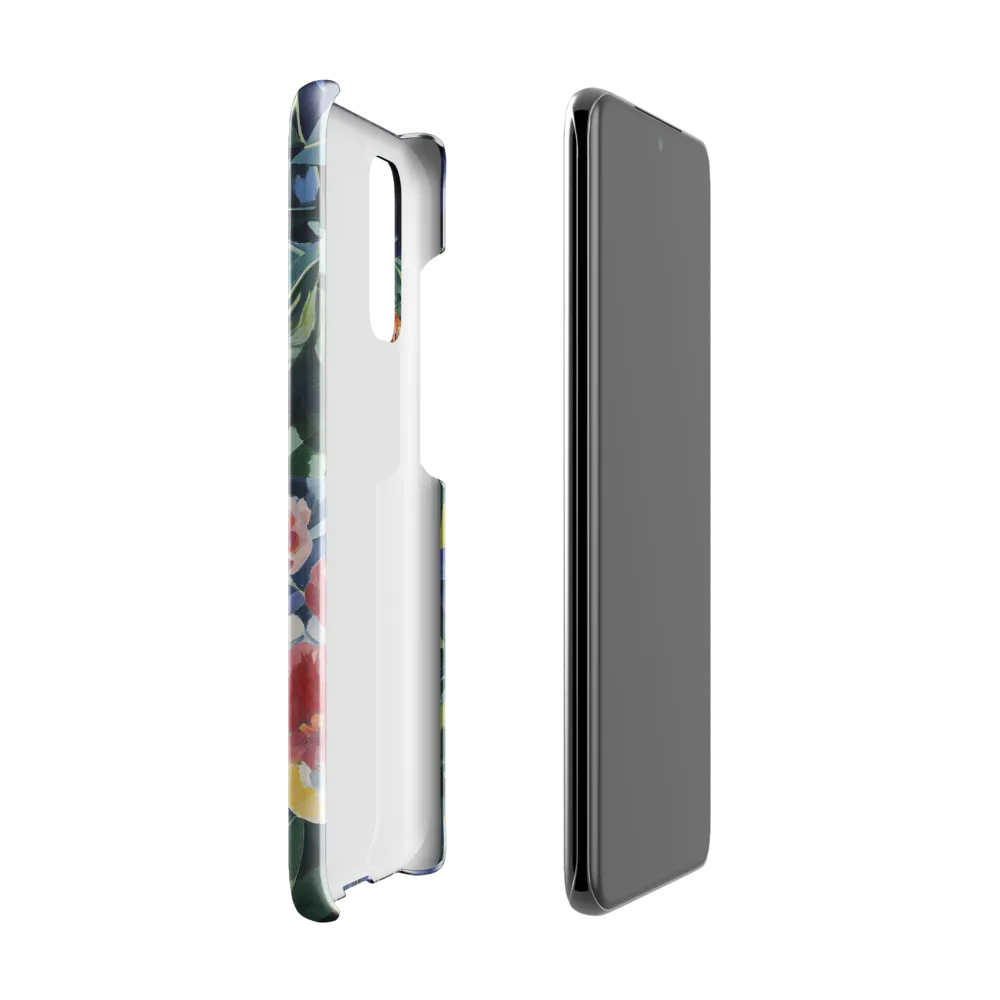 Hidden Majesty: The Jaguar Amongst Tropical Splendor | Phone Case |  S20 | Snap Case | Glossy