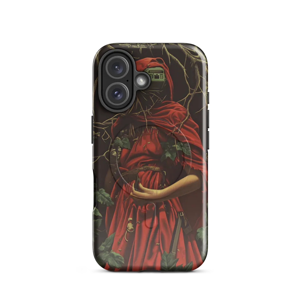 The Enigmatic Cloaked Traveler | Phone Case |  16 | MagSafe® Tough Case | Glossy