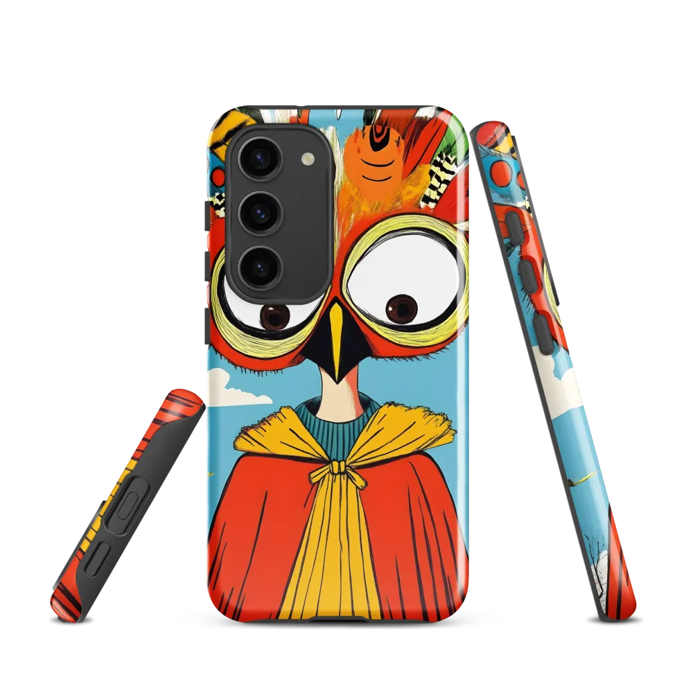 A Whimsical Encounter: The Owl-Human Fusion