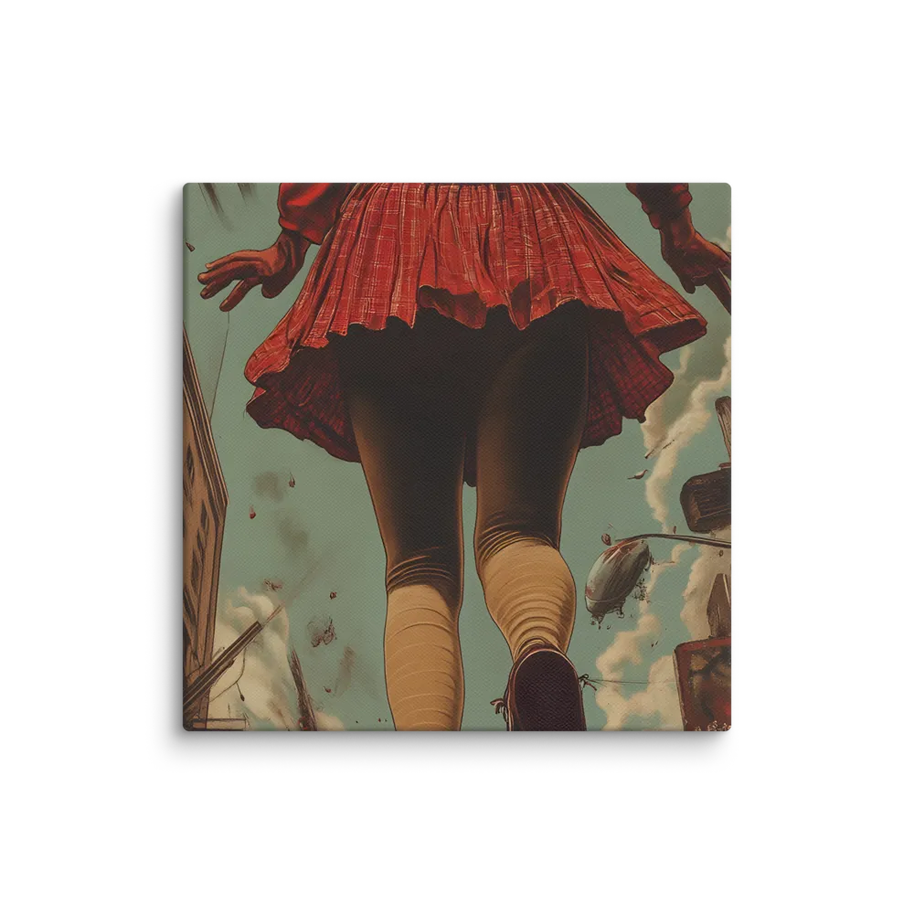 Flight of the Urban Dreamer | Canvas | 12″×12″