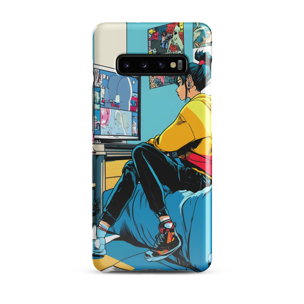 Contemplation in a Digital Space | Phone Case |  S10 Plus | Snap Case | Glossy