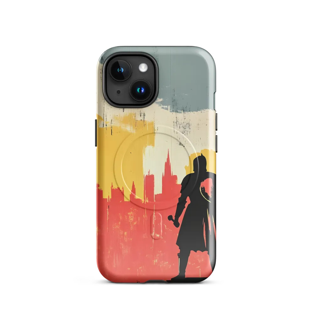 Hero in the Urban Dawn | Phone Case |  15 | MagSafe® Tough Case | Glossy