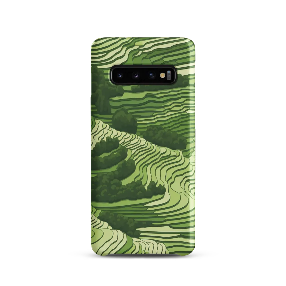 Waves of Green: An Abstract Landscape
