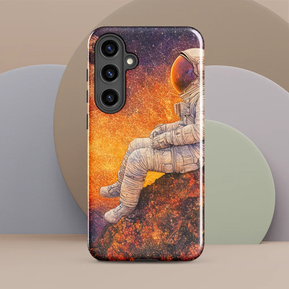 Cosmic Contemplation | Phone Case |  S24 Plus | Tough Case | Glossy