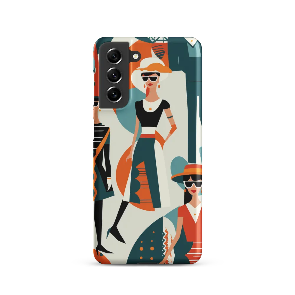 Chic Figures in Pop Art | Phone Case |  S21 | Snap Case | Matte