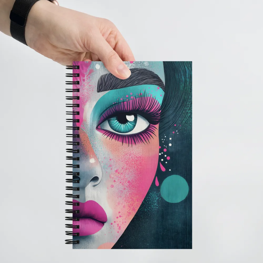 Vibrant Gaze | Spiral Notebook