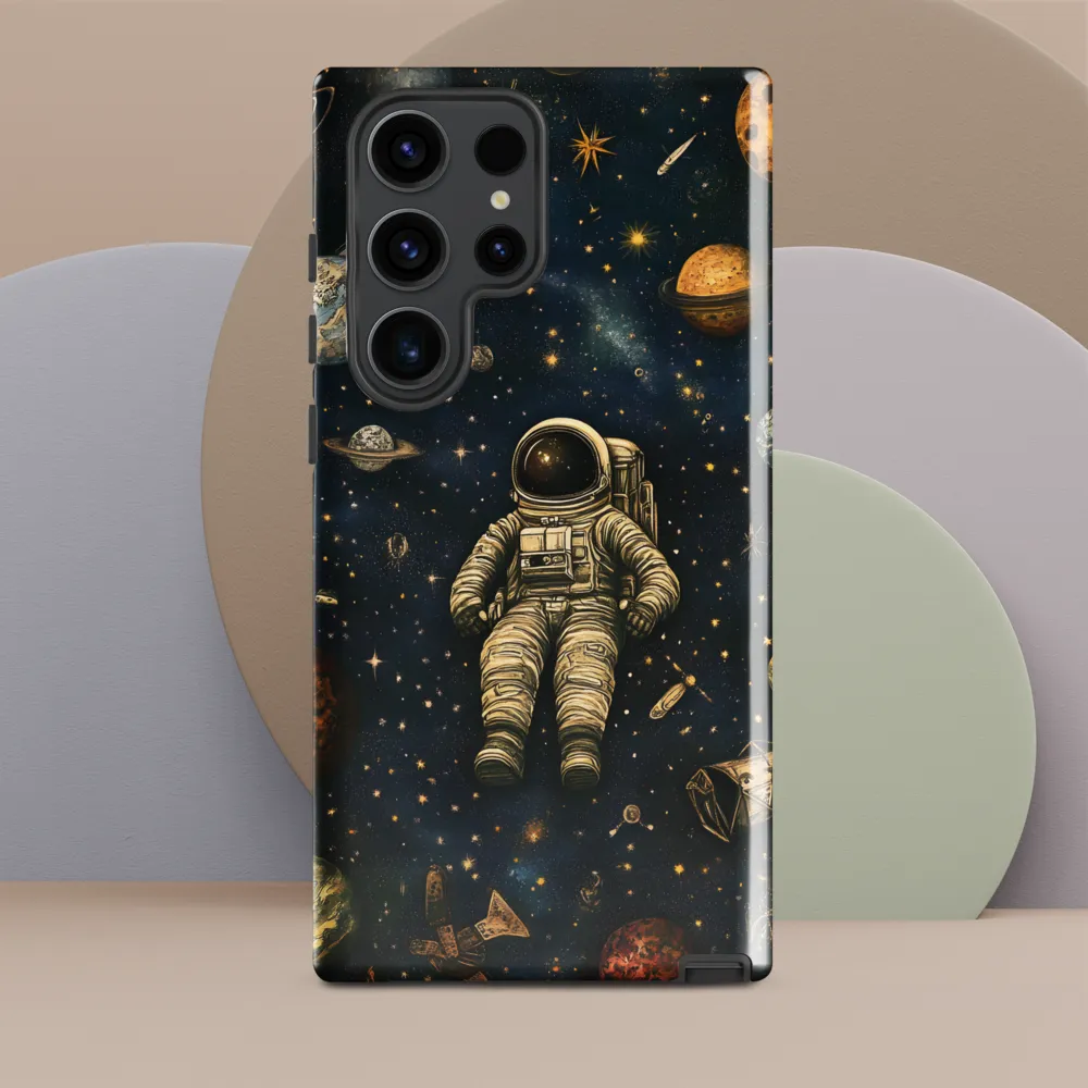 Cosmic Voyage: An Astronaut's Solitude