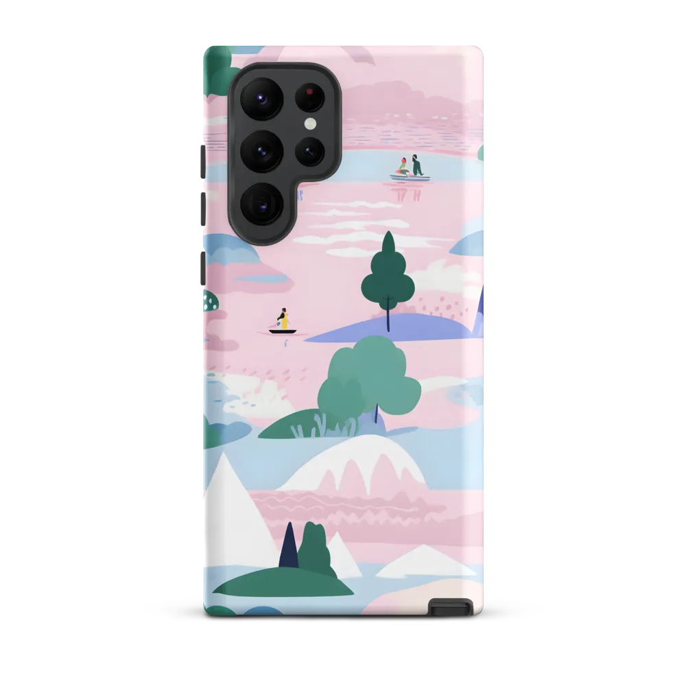 Whimsical Reflections: A Journey Through Landscapes | Phone Case |  S22 Ultra | Tough Case | Matte