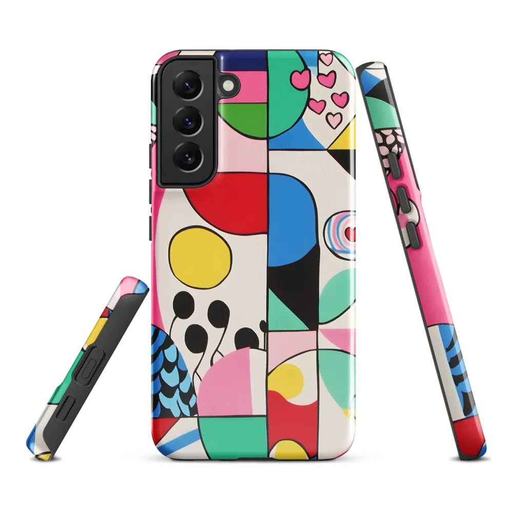 Dynamic Interplay of Shapes | Phone Case |  S22 Plus | Tough Case | Glossy