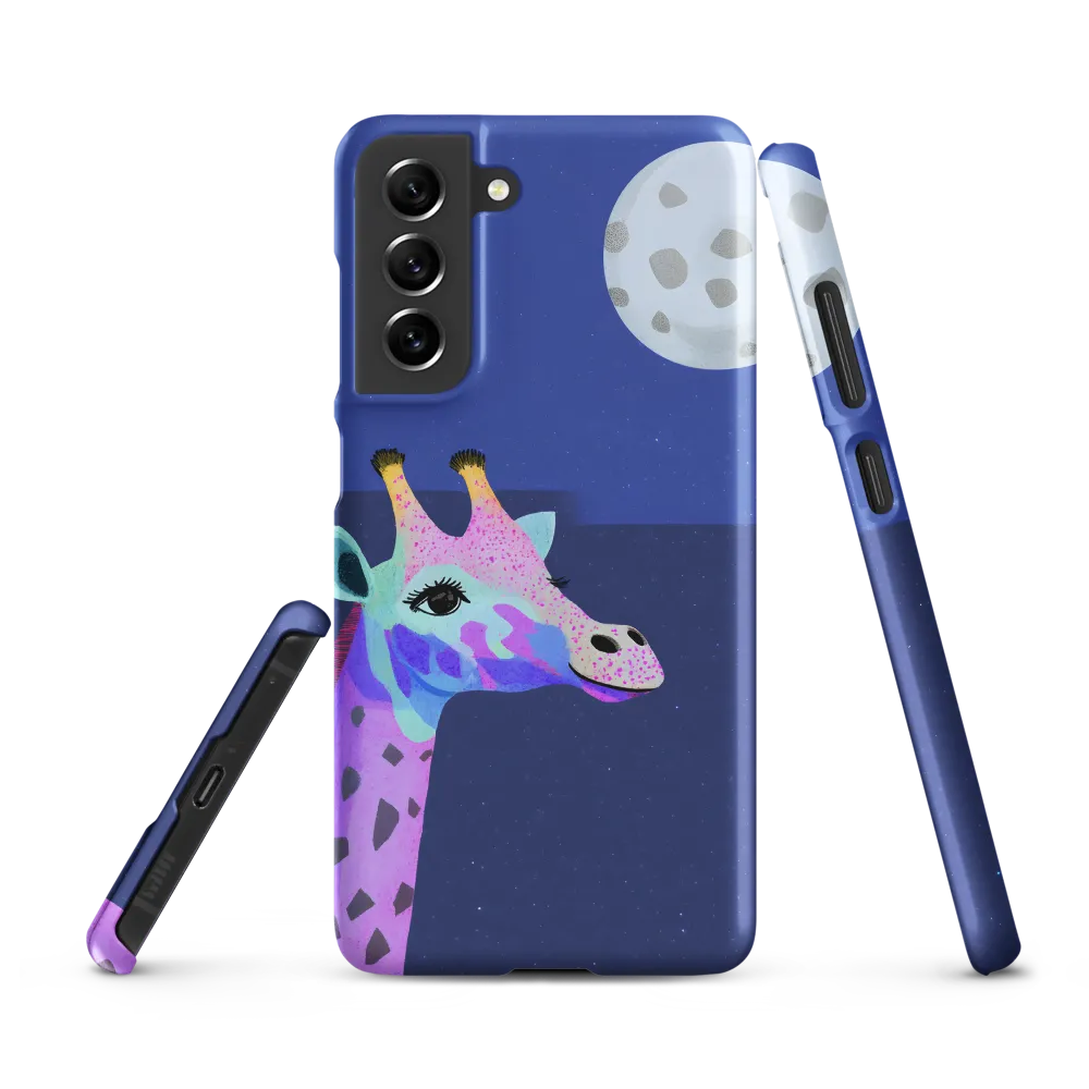 Whimsical Giraffe Under the Stars