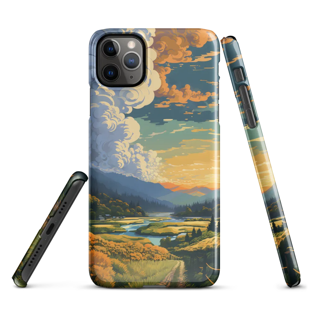 Tranquil Valley at Dusk | Phone Case |  11 Pro Max | Snap Case | Glossy