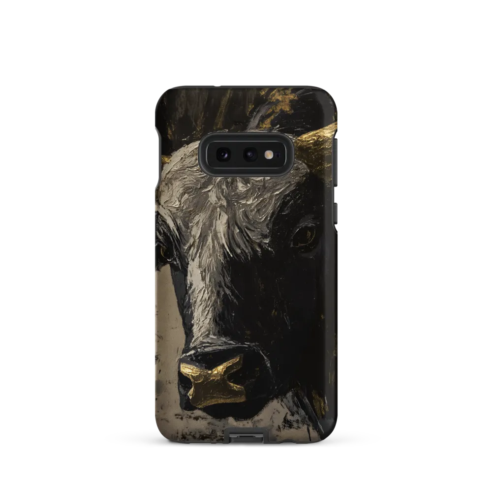 Majestic Bull: The Power in Black and Gold