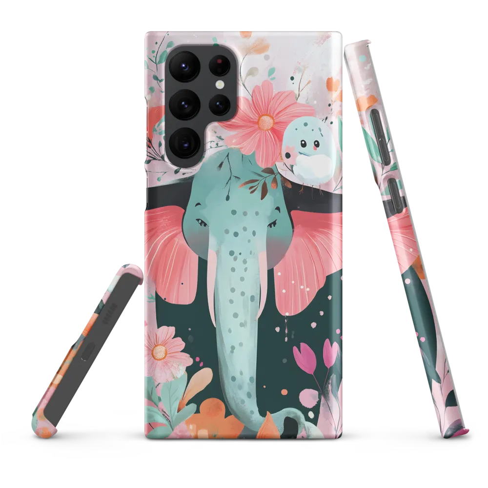 Whimsical Elephant in Bloom