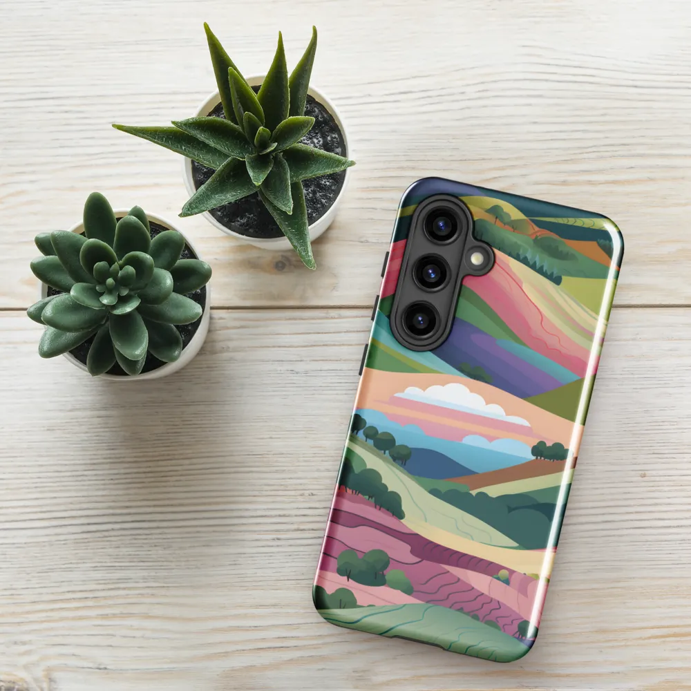 Harmonious Hills | Phone Case |  S24 | Tough Case | Glossy