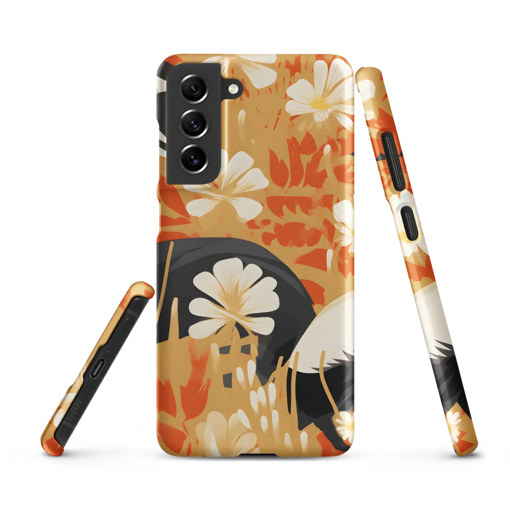 Whimsical Badgers in Bloom