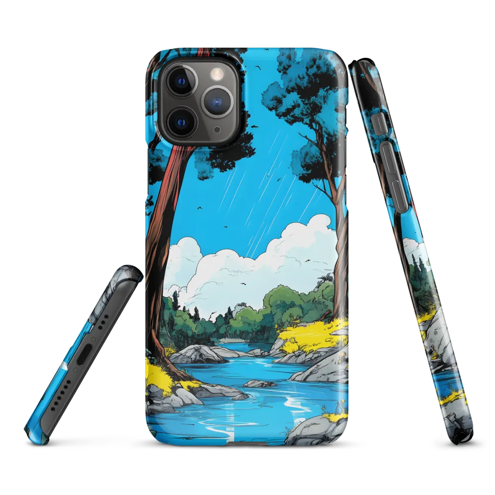 Tranquil River in a Comic Landscape