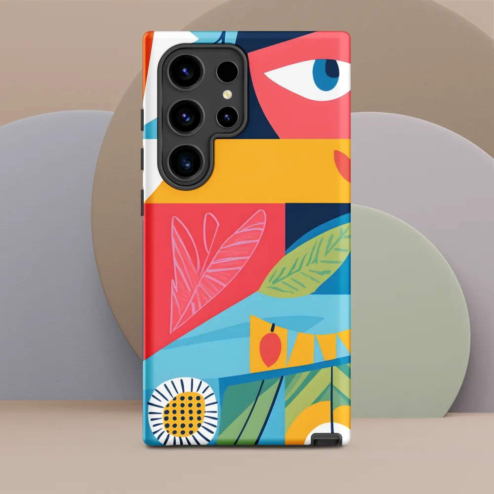 Fragmented Gaze in Botanical Blocks