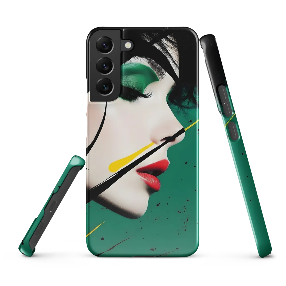 Emerald Profile with Ink and Yellow Accent