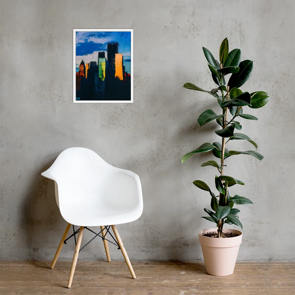 Reflections of Tranquility | Poster with White Frame | 16″×20″