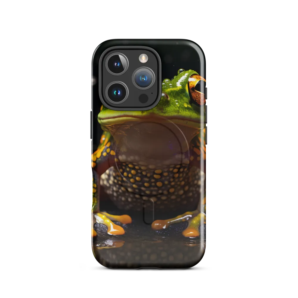 Emerald Elegance: The Frog in Focus
