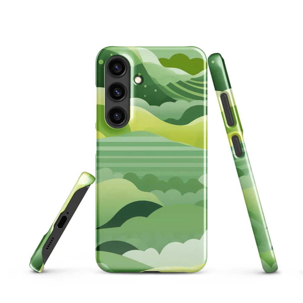 Tranquility in Green Waves