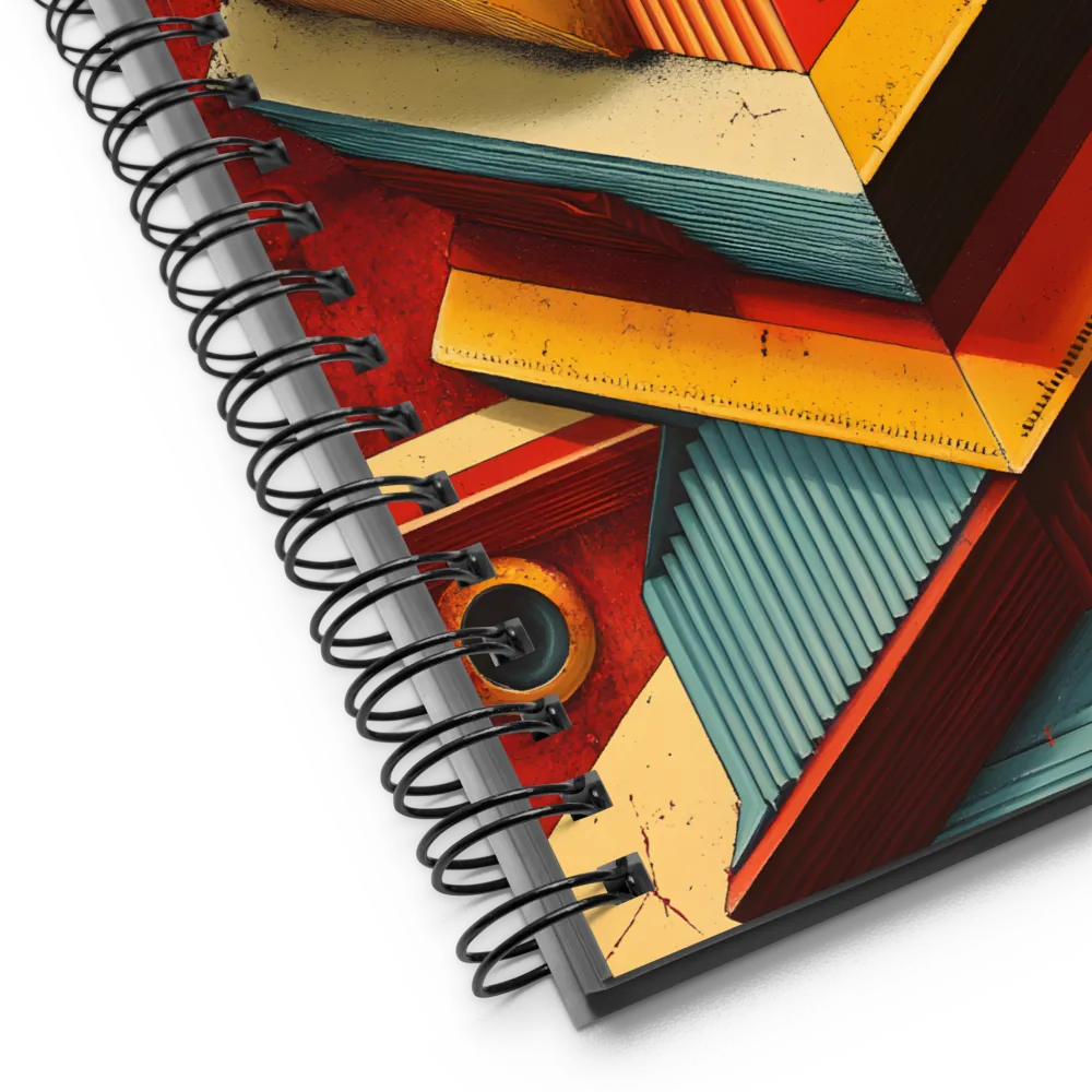 Geometric Harmony | Spiral Notebook