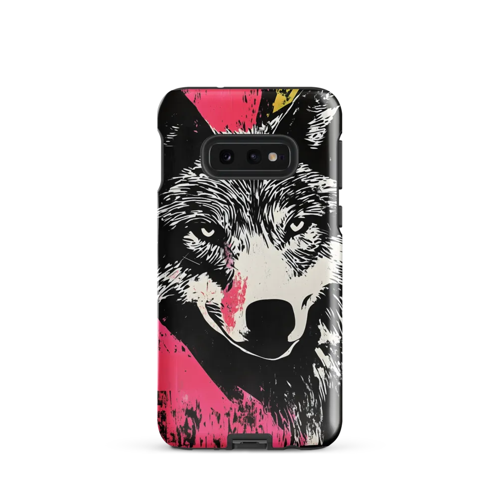 Intense Gaze of the Wolf