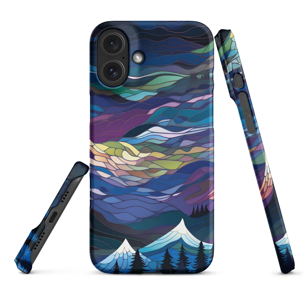 Twilight Peaks: An Abstract Mountain Landscape