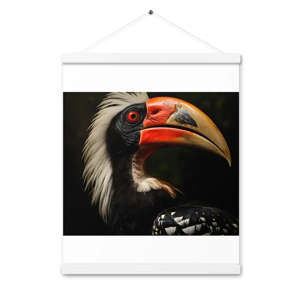 Majesty of the Hornbill | Poster With White Wood Hanger | 16″×20″