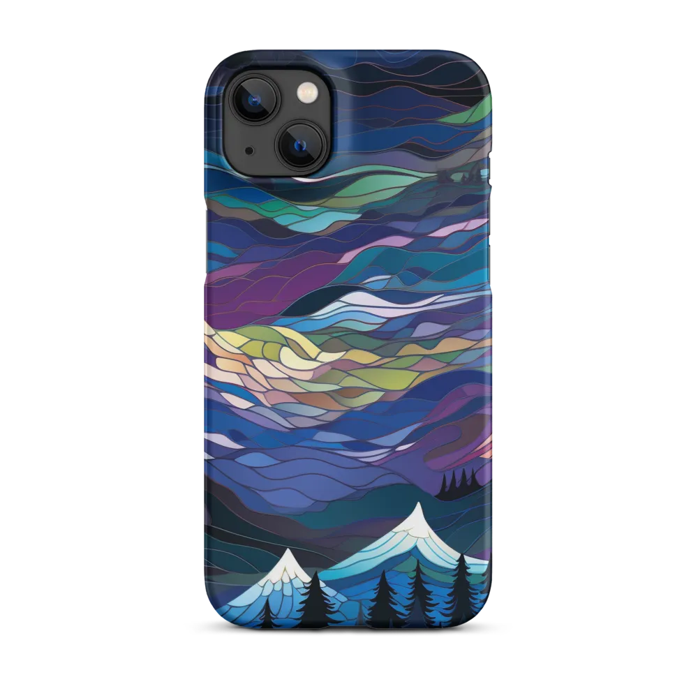 Twilight Peaks: An Abstract Mountain Landscape