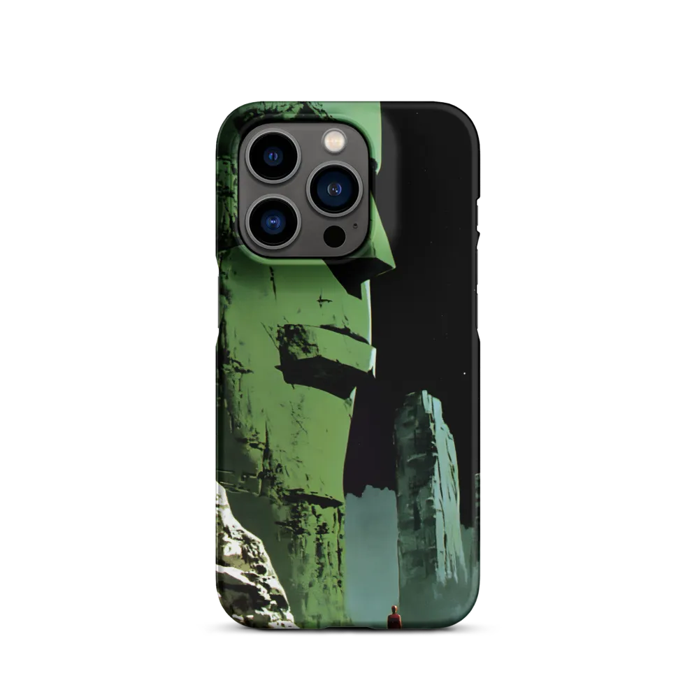 Green Colossus and the Lone Traveler