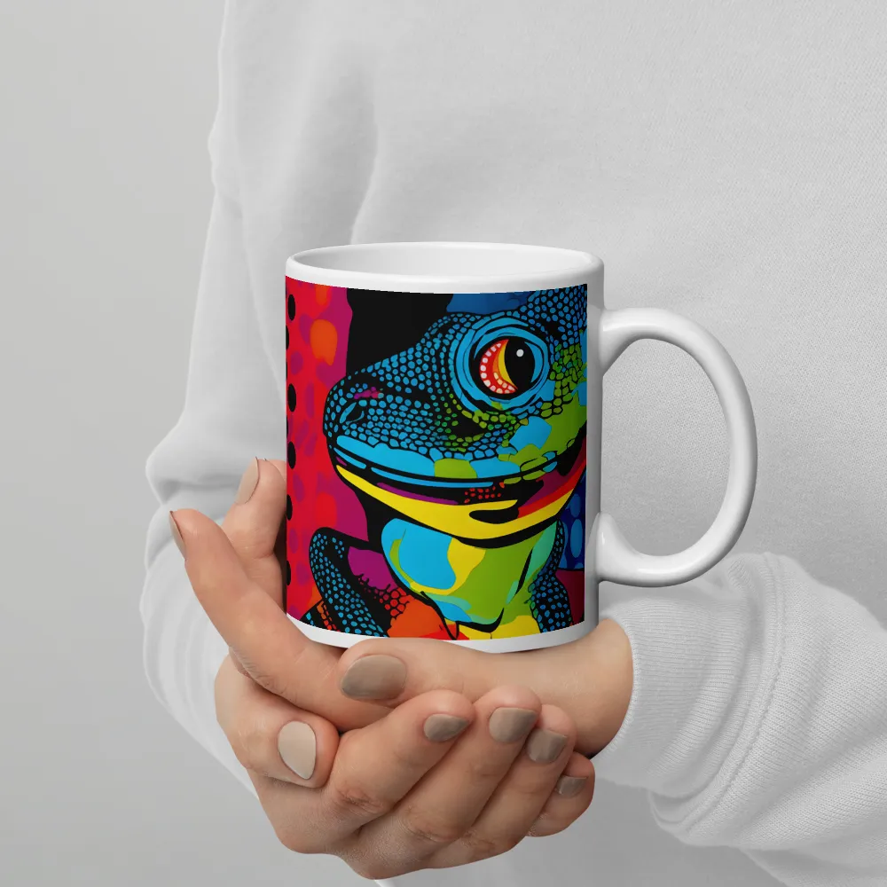 Colorful Encounters: The Playful Geckos | Mugs | Multiple Sizes & Colors