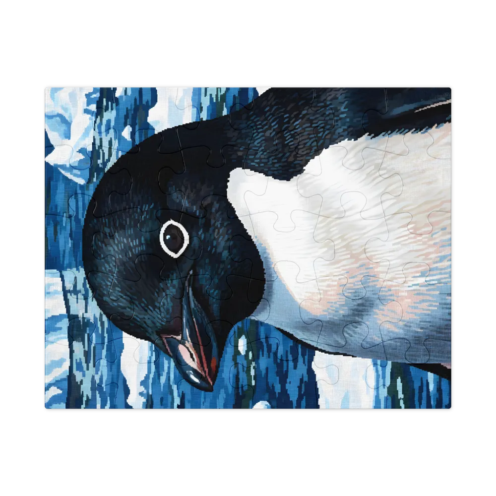 Penguin Portrait 
 Jigsaw Puzzle in Tin Box