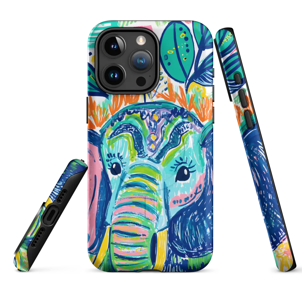 Whimsical Elephant Portrait