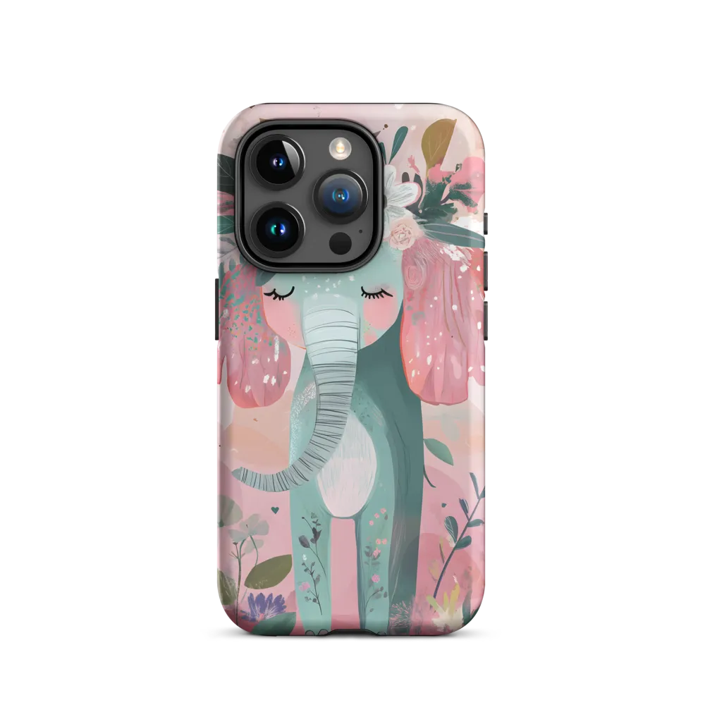 Whimsical Elephant in Bloom