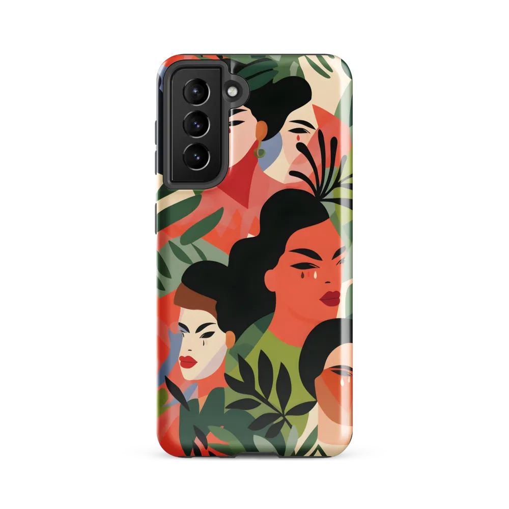 Harmony of Nature and Femininity | Phone Case |  S21 FE | Tough Case | Glossy