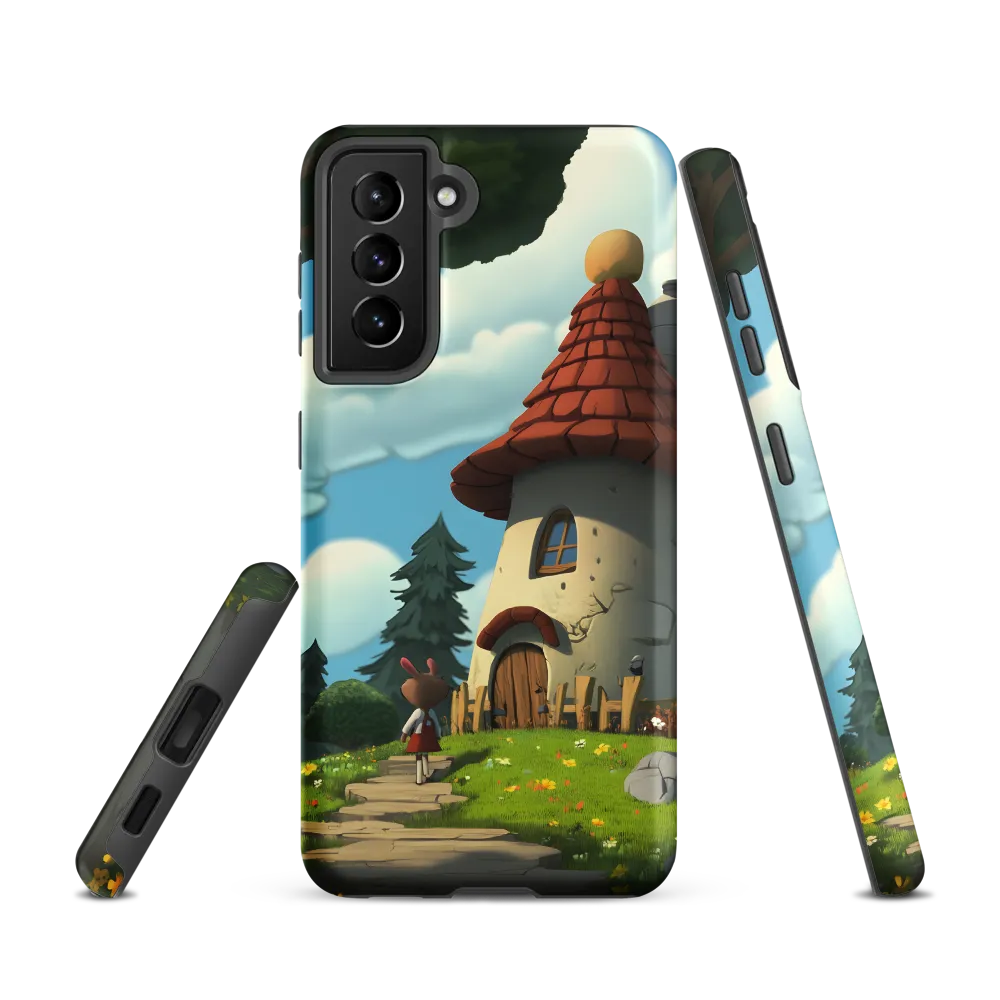 Whimsical Cottage in a Serene Landscape | Phone Case |  S21 | Tough Case | Matte