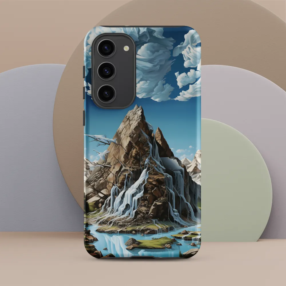 Majestic Cascade: A Mountain Masterpiece